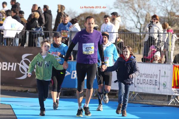 Fabrice au marathon de la Rochelle 2013